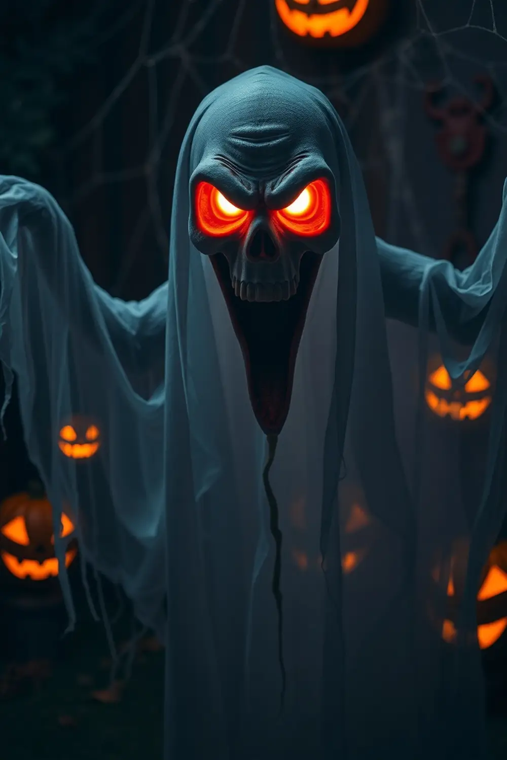 Ghost face scary Halloween wallpaper