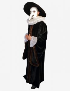 Authentic Venetian Plague Doctor Costume, Hand Made In Venice, Italy! Only 10 Available!