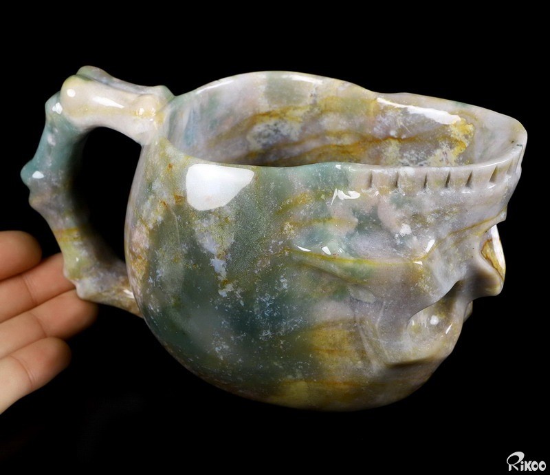 Will A Mysterious Carved Agate Skull Mug Bring You Better Health?