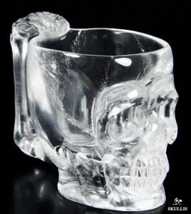 Will A Bizarre Carved Crystal Skull Mug Bring You Better Health?